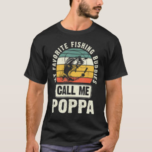 T-shirt Mens Mes Épouses De Pêche Préférées Appelez-Moi Po