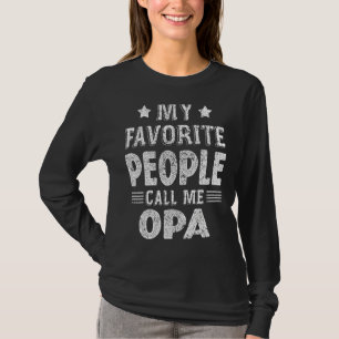 T-shirt Mens Mes Favoris Appelent Moi Opa Papa Papa Papa G