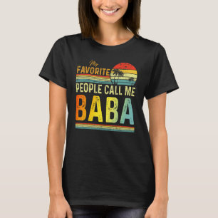 T-shirt Mens Mes Favoris Appelez-Moi Baba Papa Père 2