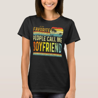 T-shirt Mens Mes Gens Favoris Appelez-Moi Boyami Papa Fath