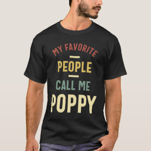 T-shirt Mens Mes Gens Favoris M'Appelent Fête des pères De