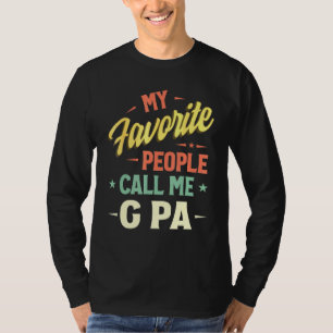 T-shirt Mens Mes Gens Favoris M'Appelent G Pa Vintage Fath