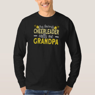 T-shirt Mens Mes Pom-pom girl Favoris M'Appelle Grand-Père