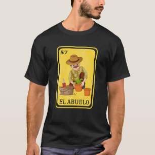 T-shirt Mens Mexicain grand-père père Papa Espagnol Lote