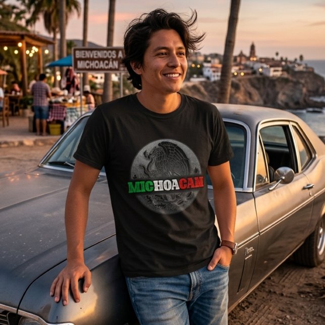 T-shirt Mens Michoacan Mexico Tshrt (Michoacan Mexico T-Shirt)