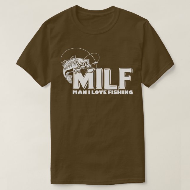 T-shirt Mens MILF Man I Love Pêche s (Design devant)