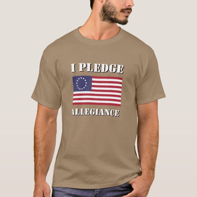 T-shirt Mens Mode nouveauté I PLEDGE ALLEGIANCE (Devant)