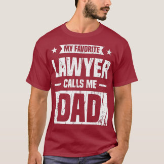 T-shirt Mens Mon Avocat Préféré M'Appelle Papa Aime Ton