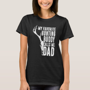 T-shirt Mens Mon Époux De Chasse Favorite M'Appelle Papa D