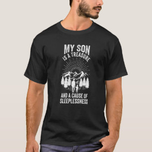 T-shirt Mens Mon Fils Est Un Trésor Et Une Cause Papa