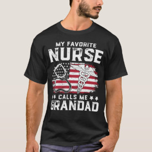T-shirt Mens Mon Infirmière Favorite M'Appelle Grand Chemi