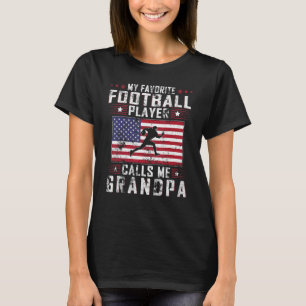 T-shirt Mens Mon Joueur De Football Favori M'Appelle Grand