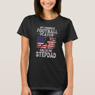 T-shirt Mens Mon Joueur De Football Favori M'Appelle Stepd