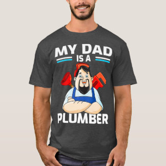 T-shirt Mens Mon Père Est Une Prime De Fête des pères Plom
