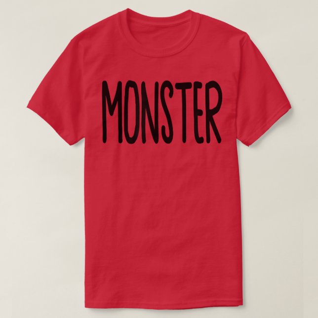 T-shirt Mens MONSTER Salle De Fitness Exercice Bodybuildin (Design devant)