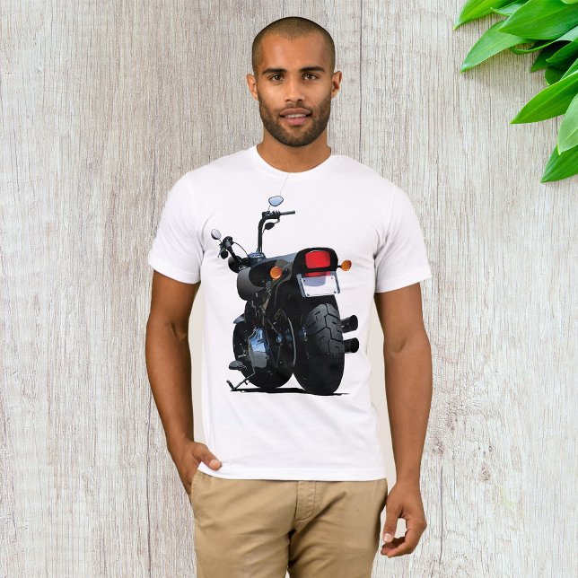 T-shirt Mens Moto Noir (Créateur téléchargé)