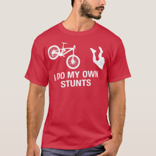T-shirt Mens Mountain Bike Je Fais Mes Propres Étapes Drôl