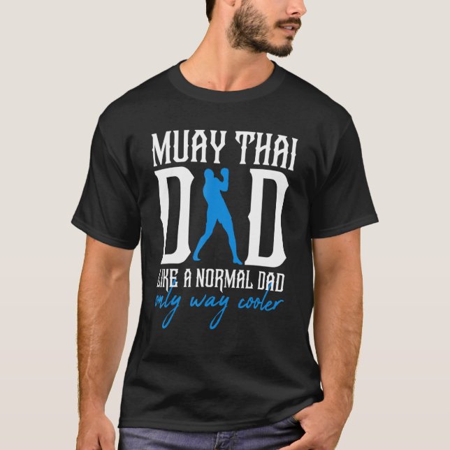 T-shirt Mens Muay Thai Papa Mixed martial art Muay Thai Fi (Devant)