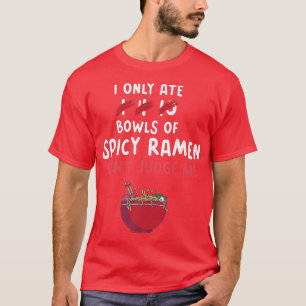 T-shirt Mens My Angry Ramen Funny épicé Coréen Hot Bowl Fo