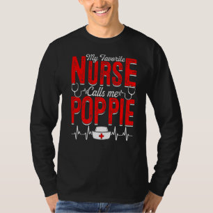 T-shirt Mens My Favori Nurse Me Appelle Poppie Nursing Pap