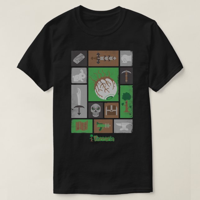 T-shirt Mens My Favori Terraria Cadeau Pour Anniversaire (Design devant)