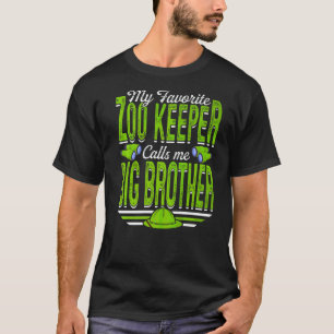 T-shirt Mens My Favori Zoo Keeper M'Appelle Big Brother A