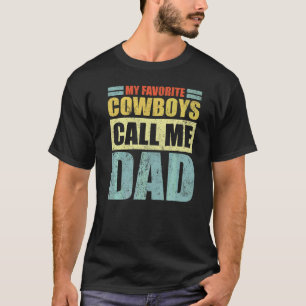 T-shirt Mens My Favorite Cowboys appelle-moi papa père's D