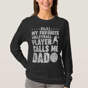 T-shirt Mens My Favorite Volleyball Joueur Papa Père D