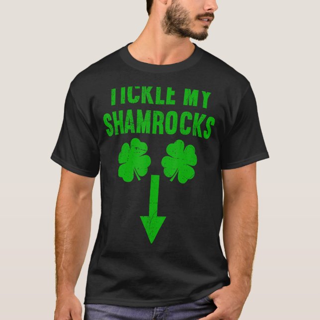 T-shirt Mens Naughty Jour de la Saint Patrick Dirty Humour (Devant)