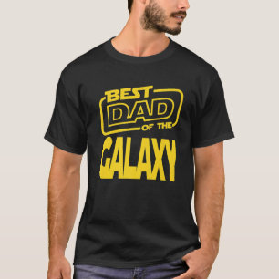 T-shirt Mens Nerdy Meilleur Papa Du Geek Science Galaxy Gr