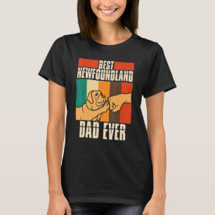 T-shirt Mens Newfie Chien Meilleur Terre-Neuve Papa Jamais