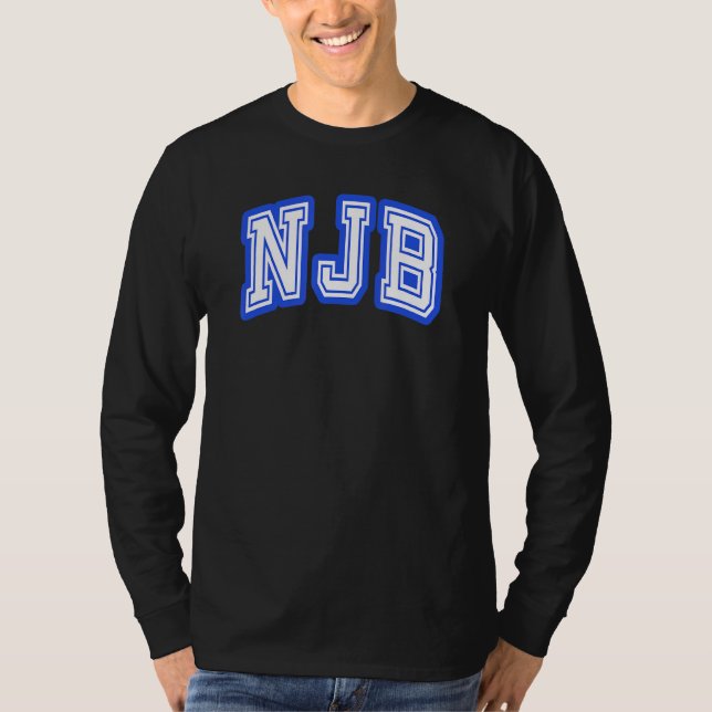 T-shirt Mens Njb Nice Jewish Boy (Devant)