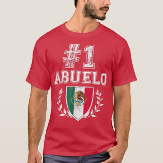 T-shirt Mens Numéro Un Abuelo Latino Grand-père espagnol 