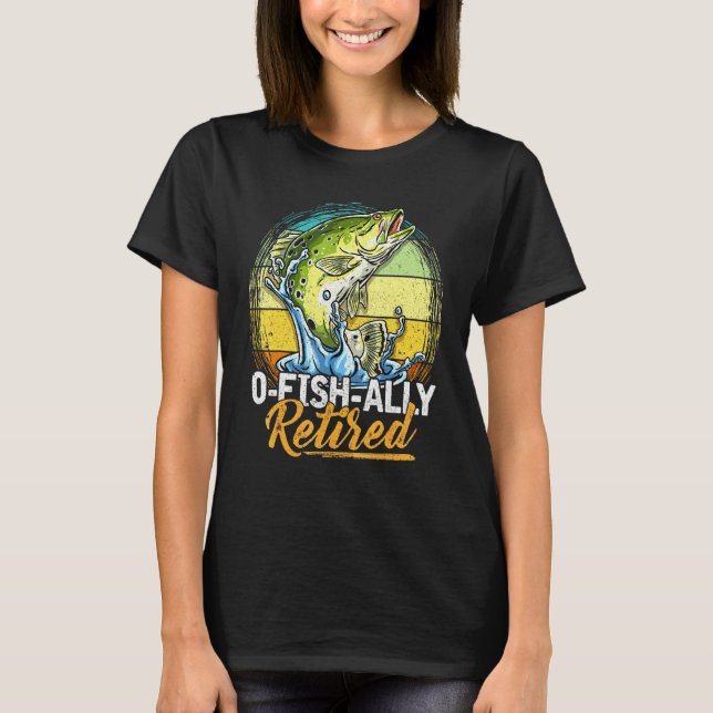 T-shirt Mens Oh Fish Ally Retraité Pêche (Devant)