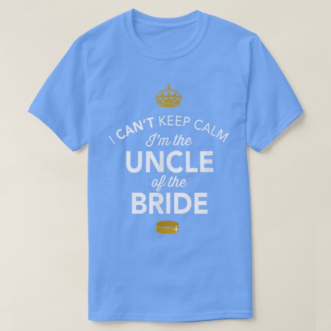 T-shirt Mens Oncle Of The Bride Cadeau Drôle Présenté Pour (Design devant)