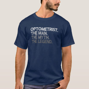 T-shirt Mens Optométriste Oeil Docteur Homme Le Mythe Lége