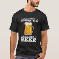 Mens Oui J'Ai Un Régime De Retraite Bière Alcool