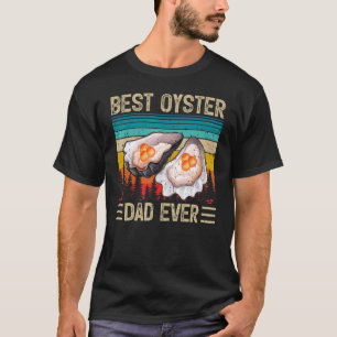T-shirt Mens Oyster Vintage Meilleur Oyster Papa Jamais Pè