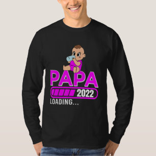 T-shirt Mens Papa 2022 Chargement De Papa Pour Une Fille D