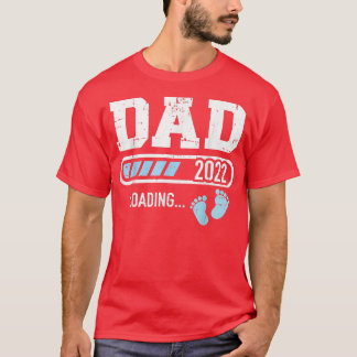 T-shirt Mens Papa 2022 chargement pour la grossesse faire-