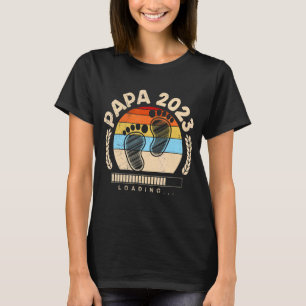 T-shirt Mens Papa 2023 Chargement de papa à être