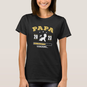 T-shirt Mens Papa 2023 Chargement Du Faire-part Bébé Bient