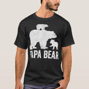 T-shirt Mens Papa Bear Fête des pères Grand s, Amusant 2 C