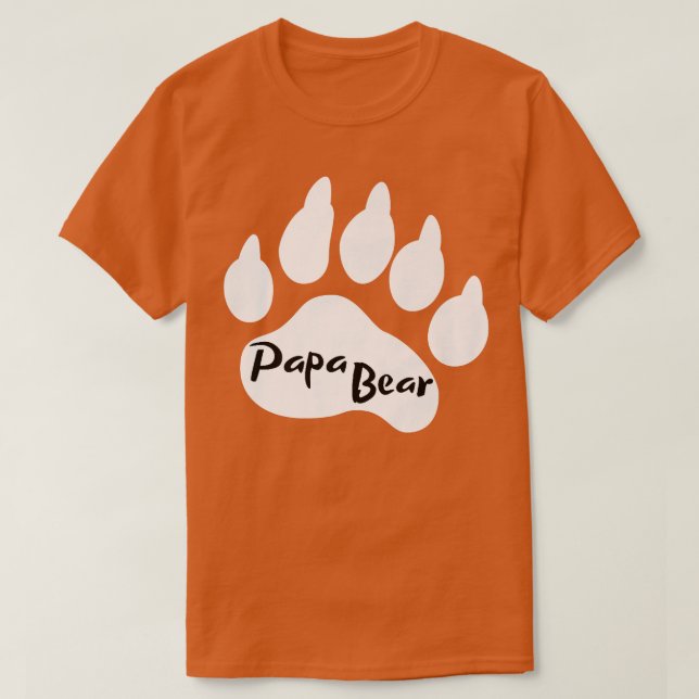 T-shirt Mens Papa Bear Premium (Design devant)