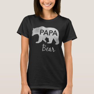 T-shirt Mens Papa Bear Super Pour Papa, Père, Grand-Père