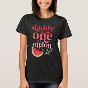 T-shirt Mens Papa De Celui Dans Un Melon Anniversaire Fill