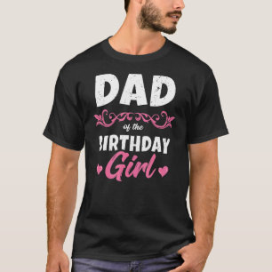 T-shirt Mens Papa De L'Anniversaire Fille Papa Hommes Anni