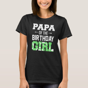 T-shirt Mens Papa De L'Anniversaire Fille Soccer Papa Fami