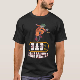 T-shirt Mens Papa Du Cercle Master Staff Cirque Show Clow