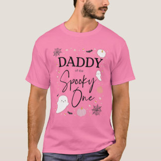 T-shirt Mens Papa Du Éffrayant One Girl Premier Anniversai